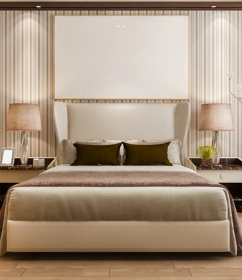 Rooms 3d Rendering Beautiful Luxury Bedroom Suite In Hot BDX9GW5