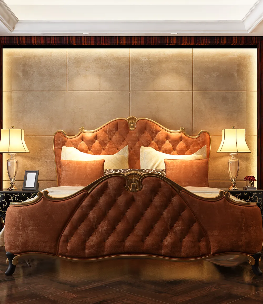 Rooms Luxury Dark Wood European Classic Bedroom Suite Wi 7CKXAE2